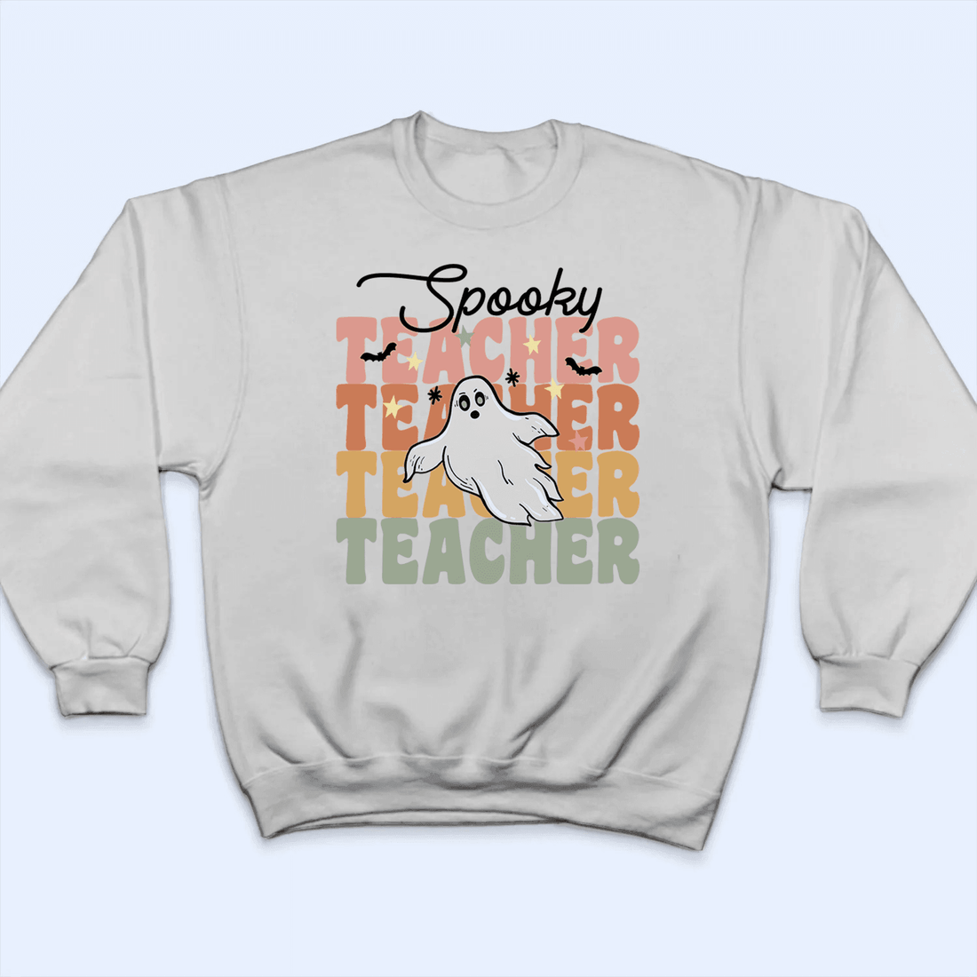 Personalized Spooky Teacher t-shirt, alternate view 4