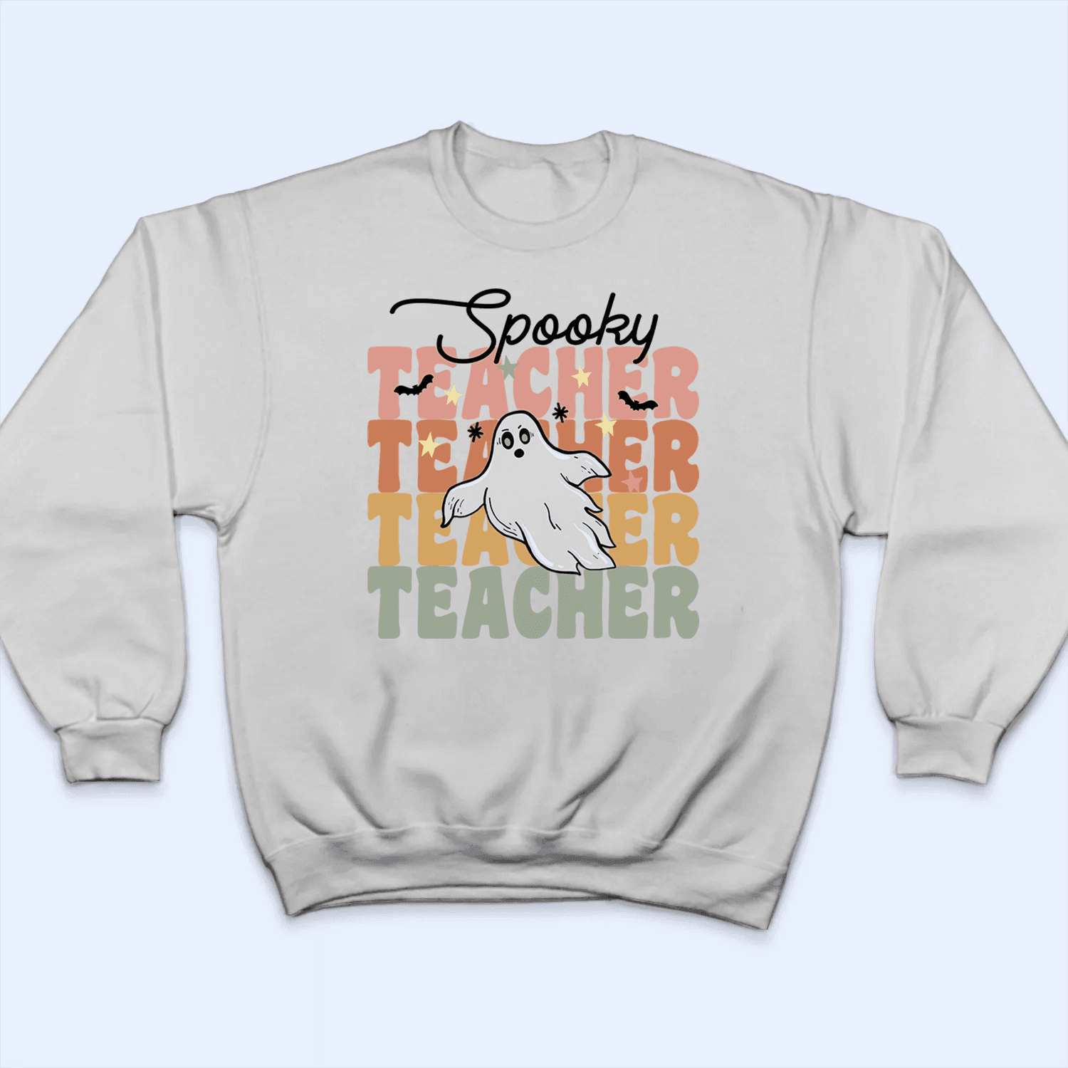 Spooky Teacher - Personalized Custom T Shirt - Birthday, Loving, Funny Gift for Teacher, Kindergarten, Preschool, Pre K, Paraprofessional - Suzitee Store