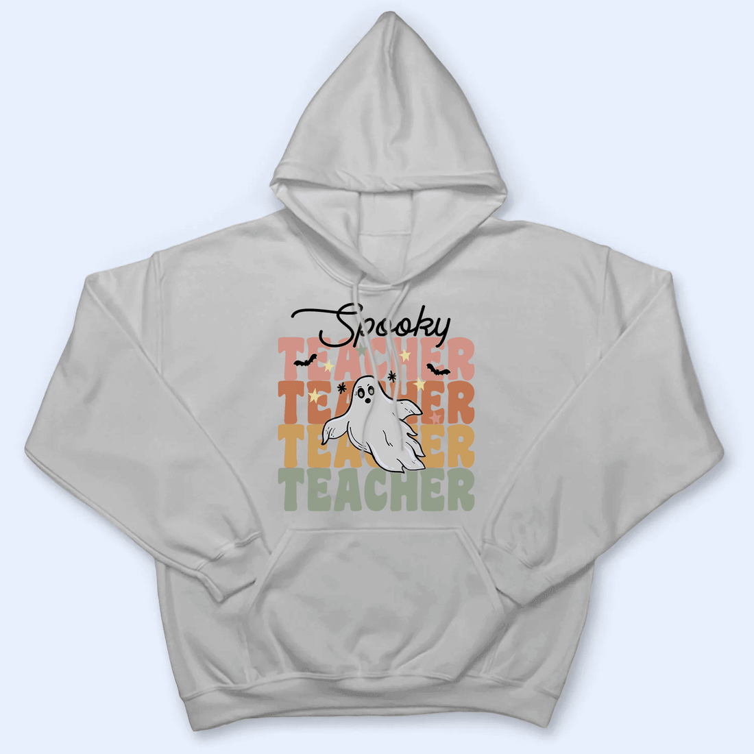 Personalized Spooky Teacher t-shirt, alternate view 5