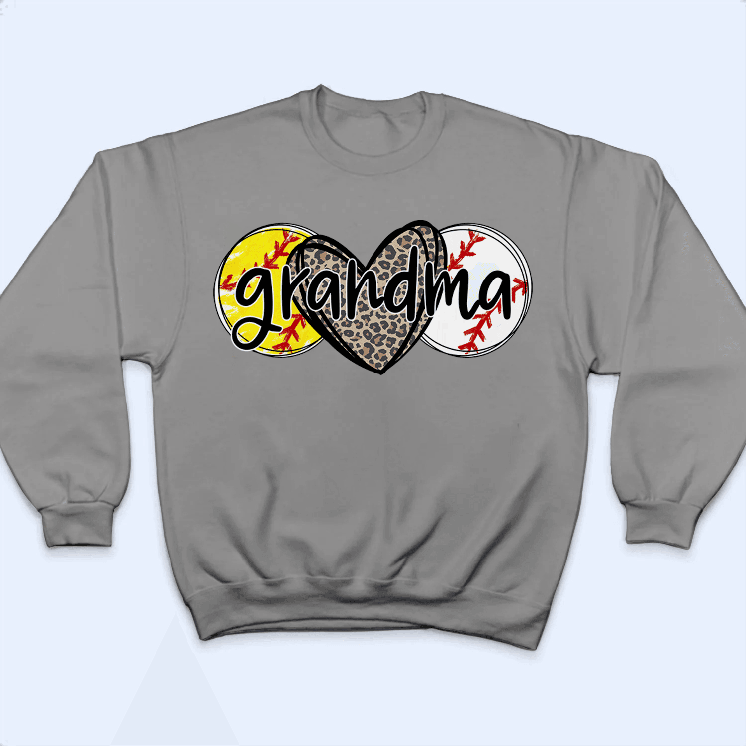 Sport Grandma - Personalized Custom T Shirt - Birthday, Loving, Funny Gift for Grandma/Nana/Mimi, Mom, Wife, Grandparent - Suzitee Store
