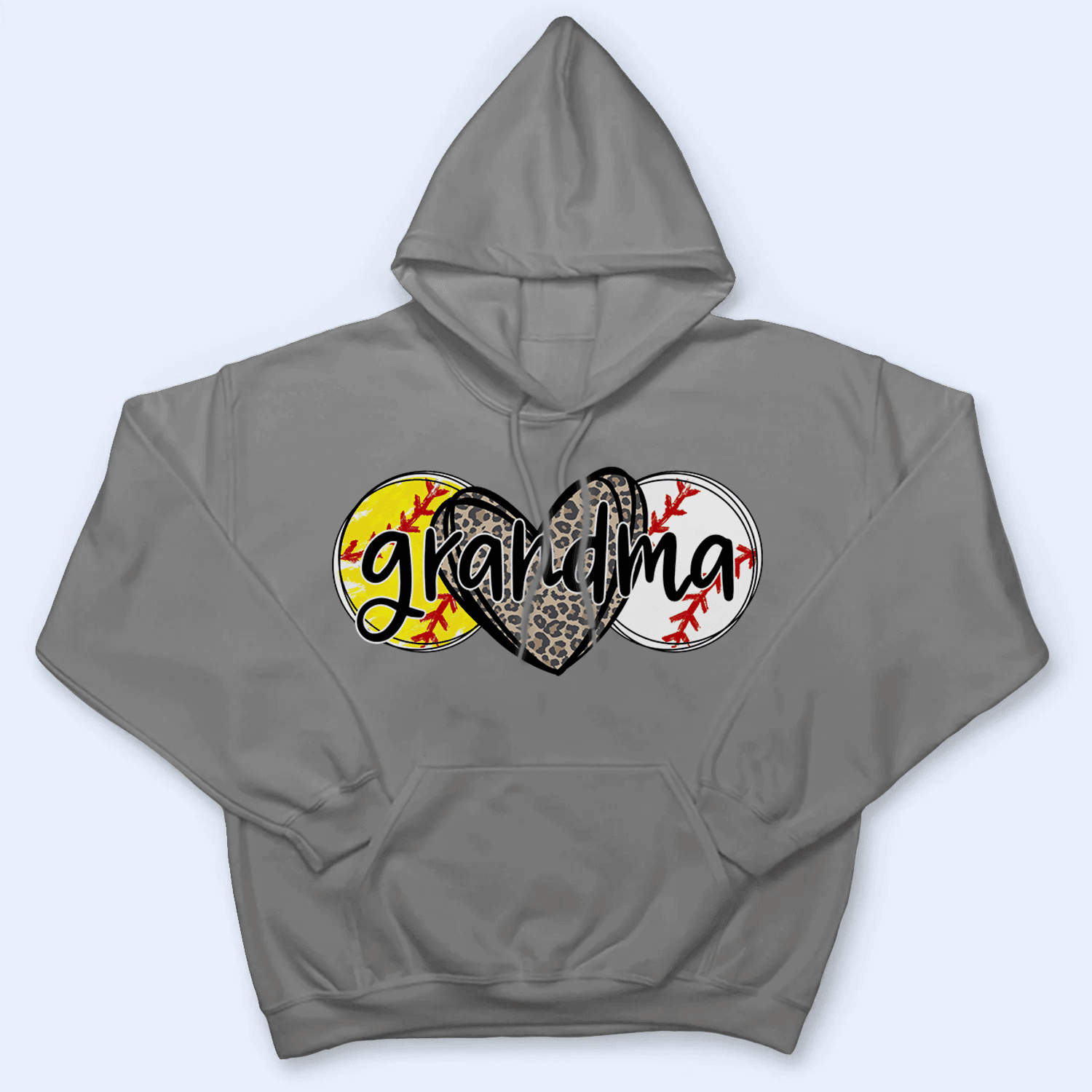 Sport Grandma - Personalized Custom T Shirt - Birthday, Loving, Funny Gift for Grandma/Nana/Mimi, Mom, Wife, Grandparent - Suzitee Store