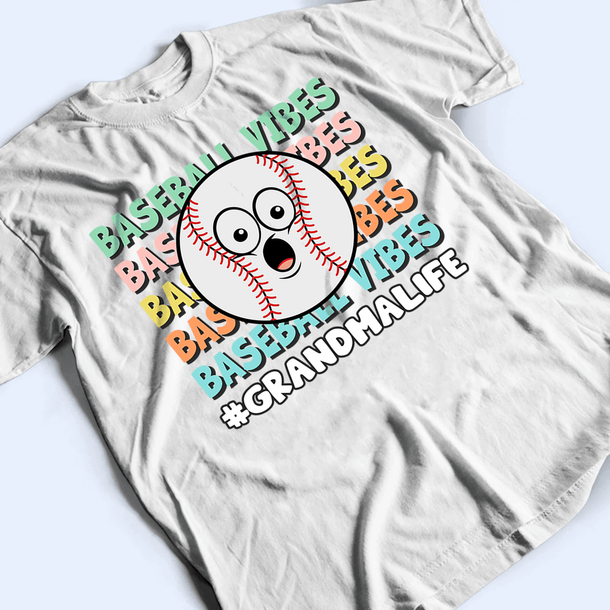 Sport Vibes - Personalized Custom T Shirt - Gift for Grandma/Nana/Mimi, Mom, Wife, Grandparent - Suzitee Store