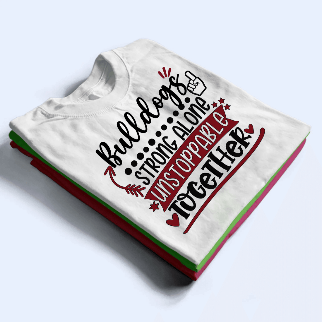 Personalized Strong Alone Unstoppable Together Mascot t-shirt, alternate view 2