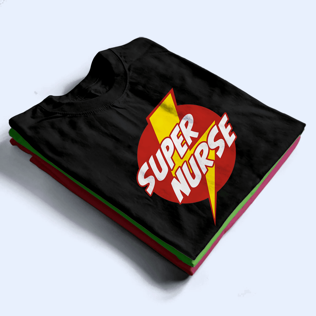 Personalized Super Nurse t-shirt, alternate view 2
