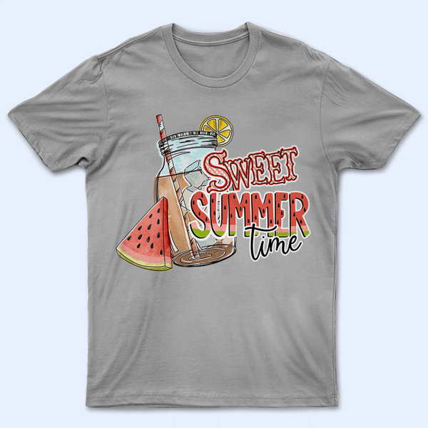 Sweet Summer Time - Personalized Custom T Shirt - Birthday, Loving, Funny Gift for Teacher, Kindergarten, Preschool, Pre K, Paraprofessional