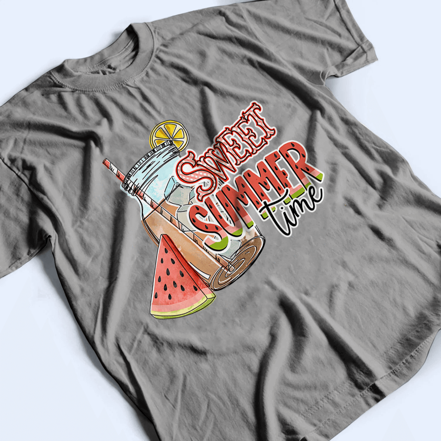 Sweet Summer Time - Personalized Custom T Shirt - Birthday, Loving, Funny Gift for Teacher, Kindergarten, Preschool, Pre K, Paraprofessional - Suzitee Store