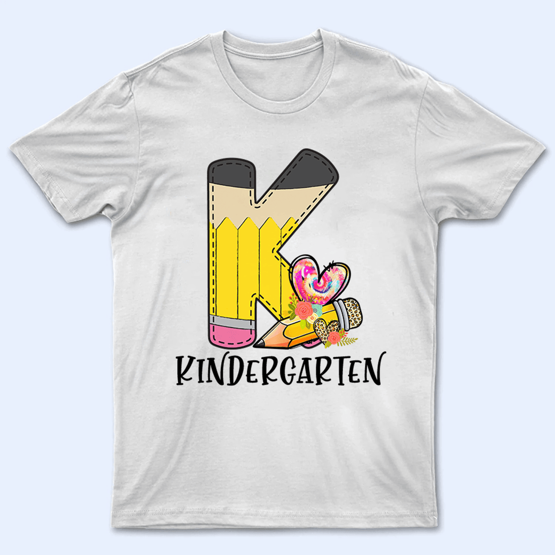Personalized T Is For Teacher Back To School t-shirt, alternate view 2