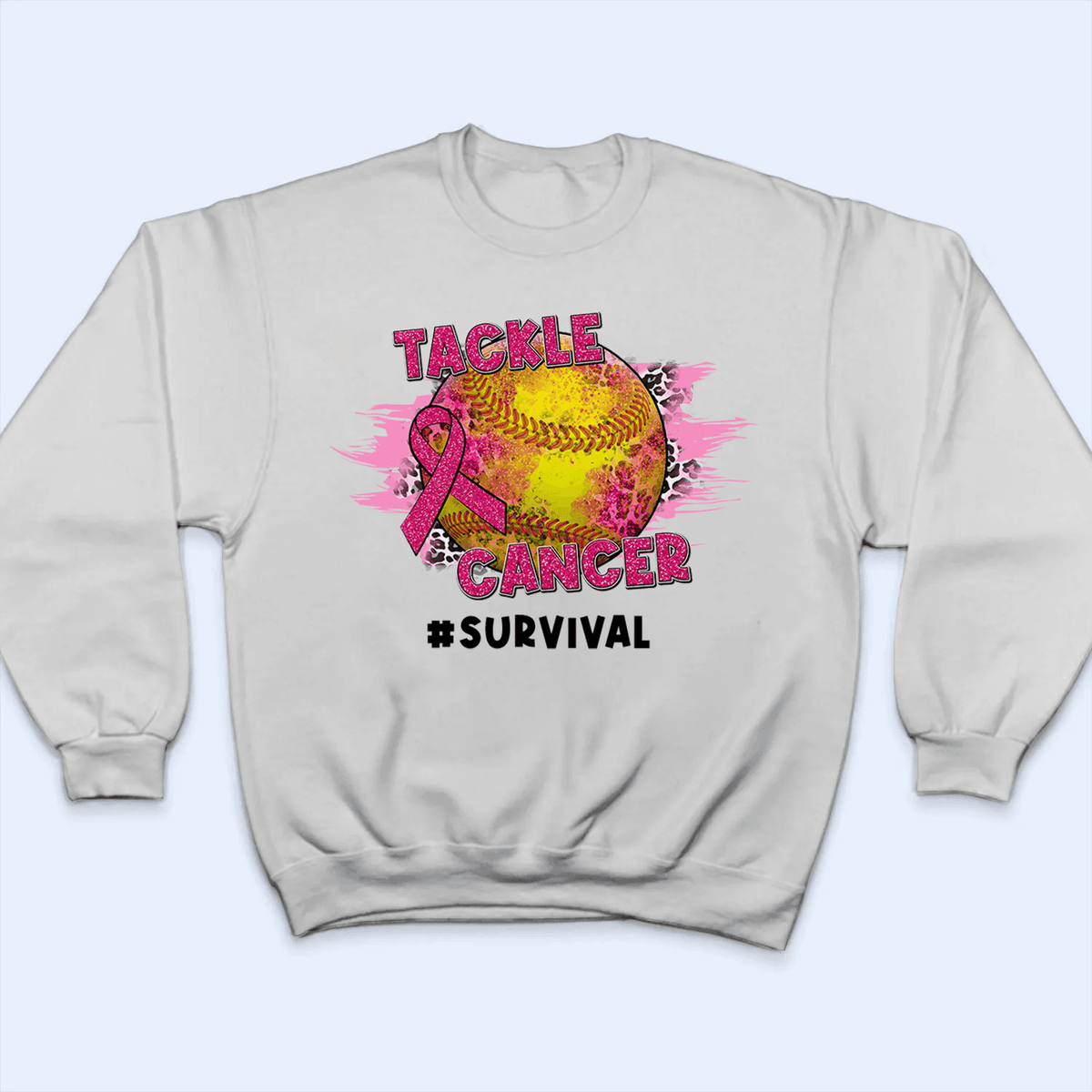 Tackle Cancer, Fight Cancer In All Colors - Personalized Custom T Shirt - Loving Gift for Women, Warrior, Breast Cancer Support Squad, Childhood Cancer Awareness - Suzitee Store