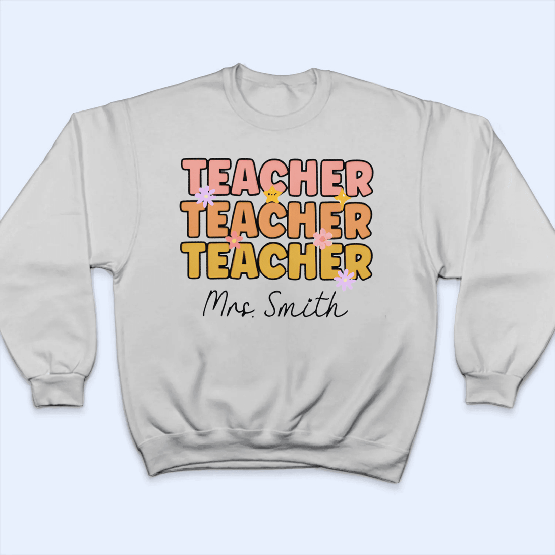 Teacher Custom Text t-shirt, alternate view 5