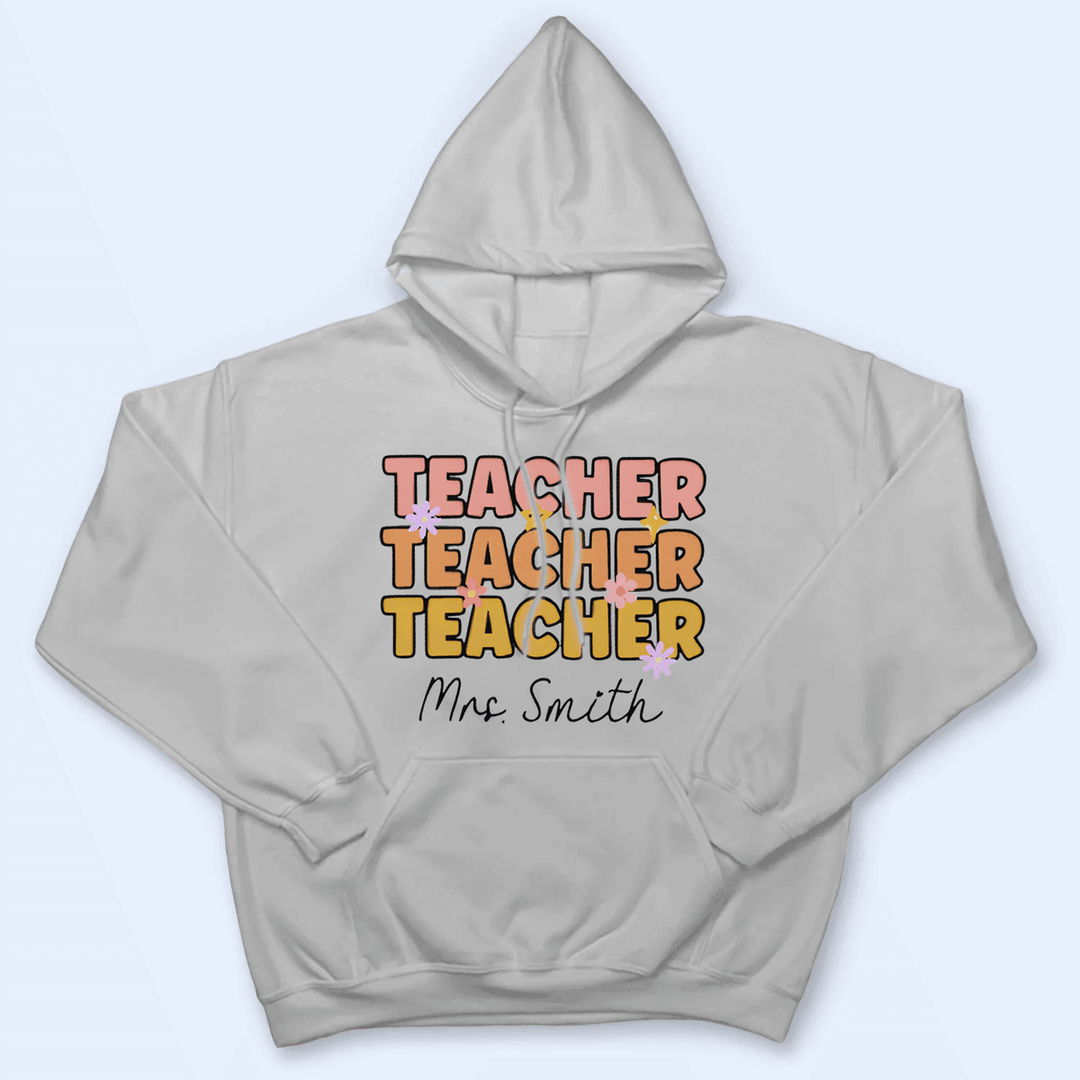 Teacher Custom Text - Personalized Custom T Shirt - Birthday, Loving, Funny Gift for Teacher, Kindergarten, Preschool, Pre K, Paraprofessional - Suzitee Store
