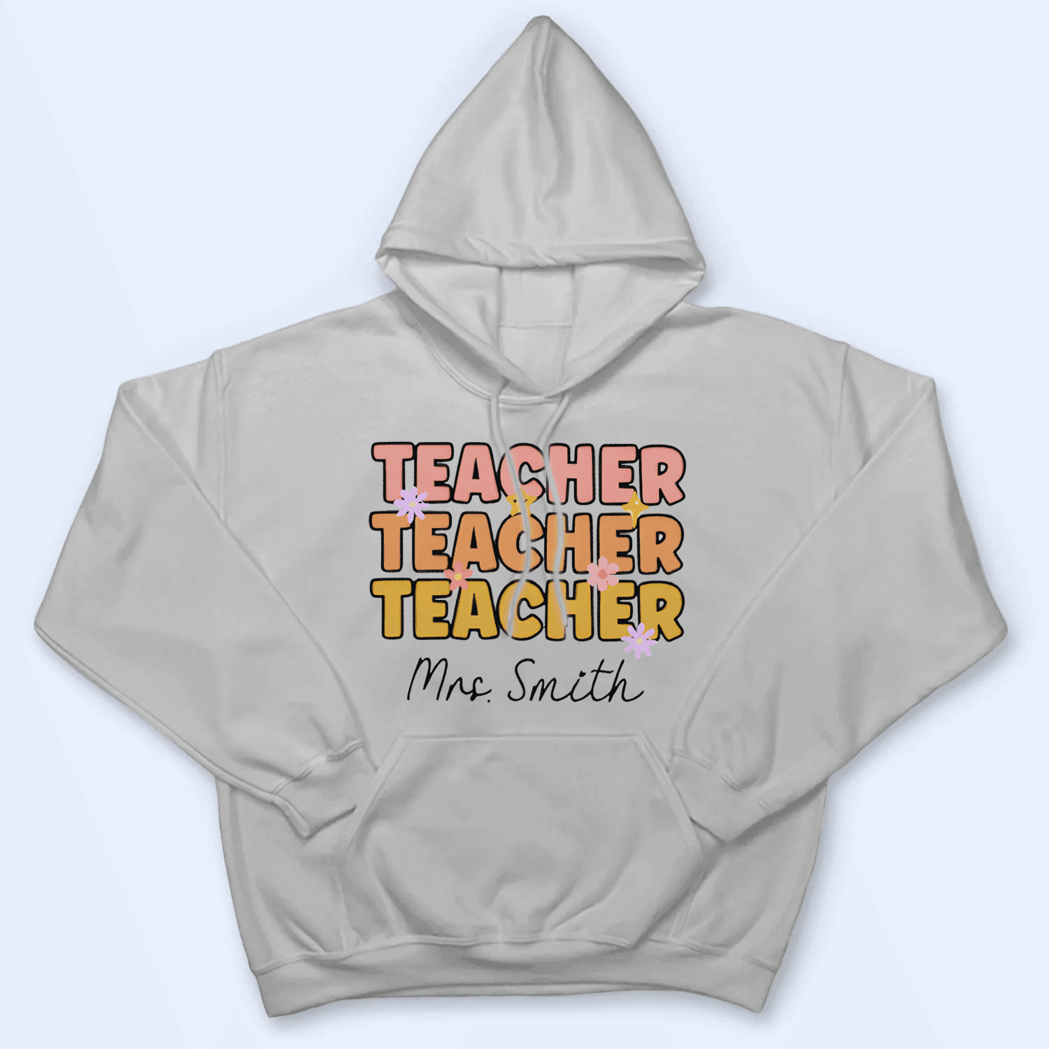 Teacher Custom Text - Personalized Custom T Shirt - Birthday, Loving, Funny Gift for Teacher, Kindergarten, Preschool, Pre K, Paraprofessional - Suzitee Store