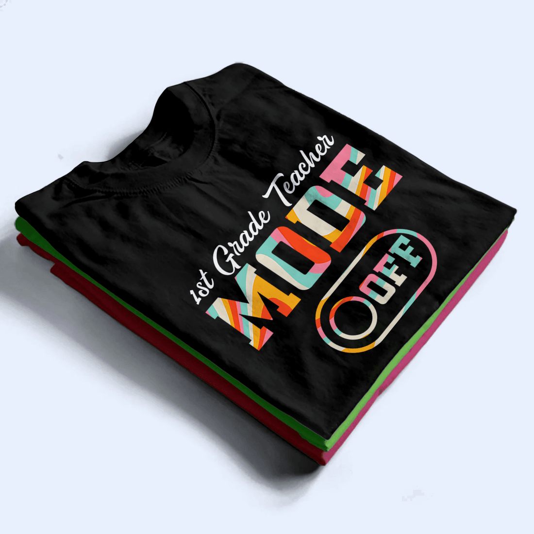 Personalized Teacher Mode t-shirt, alternate view 2