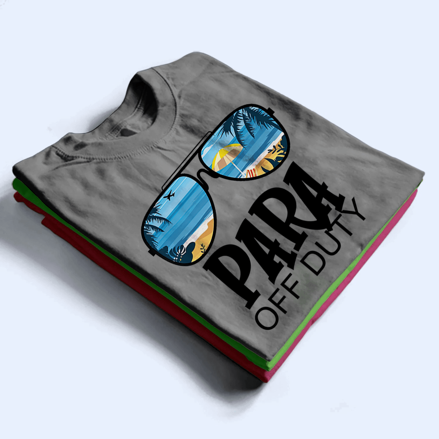 Teacher Off Duty - Personalized Custom T Shirt - Birthday, Loving, Funny Gift for Teacher, Kindergarten, Preschool, Pre K, Paraprofessional - Suzitee Store