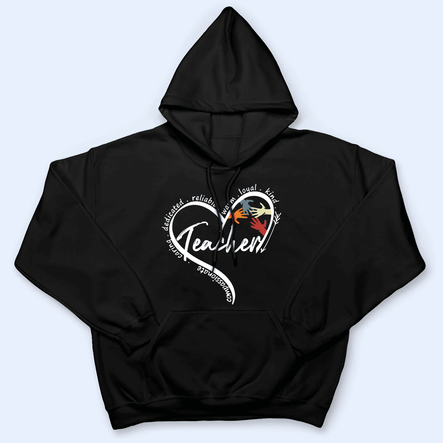 Teaching Is A Work Of Heart - Personalized Custom T Shirt - Birthday, Loving, Funny Gift for Teacher, Kindergarten, Preschool, Pre K, Paraprofessional - Suzitee Store