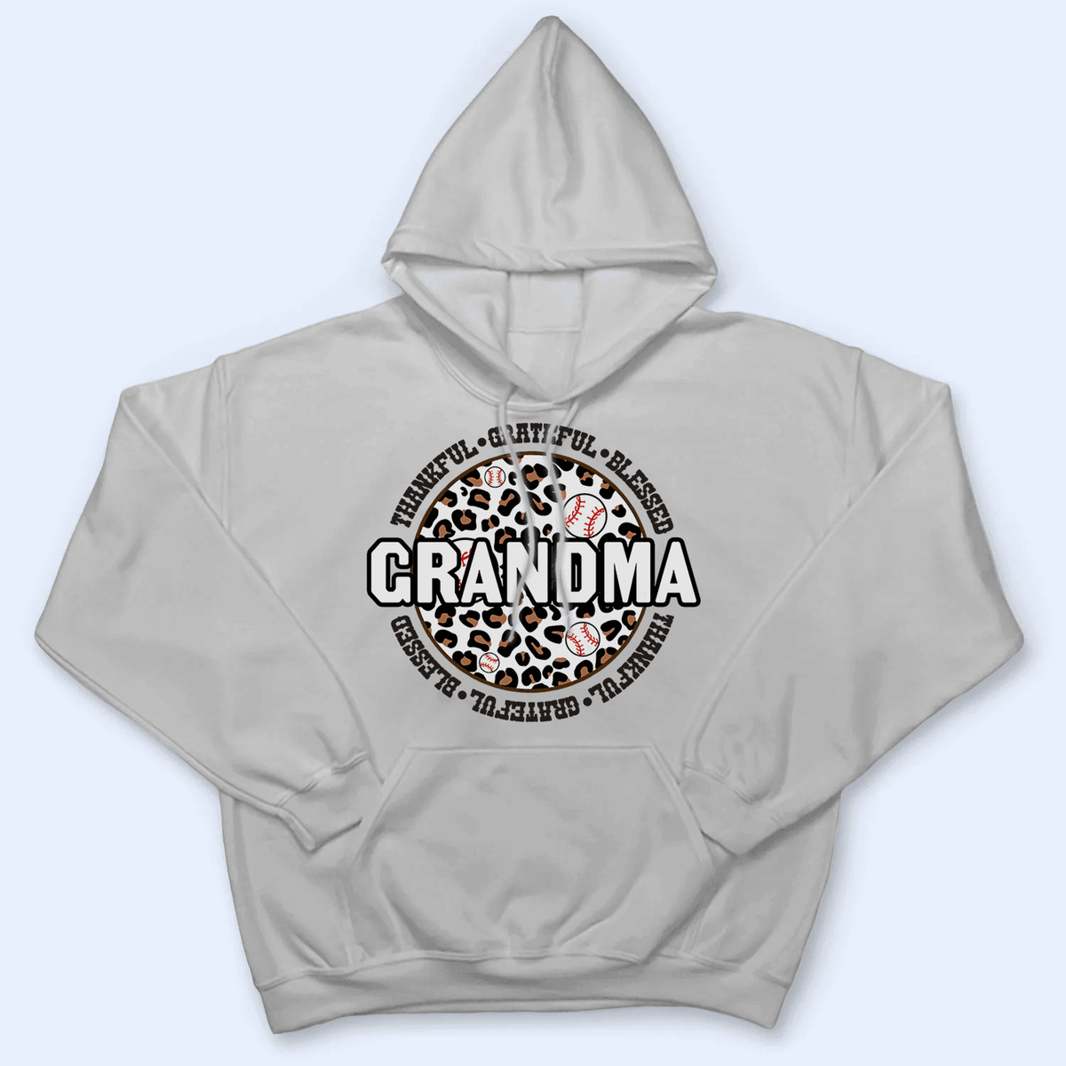 Thankful Grateful Blessed Grandma - Personalized Custom T Shirt - Gift for Grandma/Nana/Mimi, Mom, Wife, Grandparent - Suzitee Store