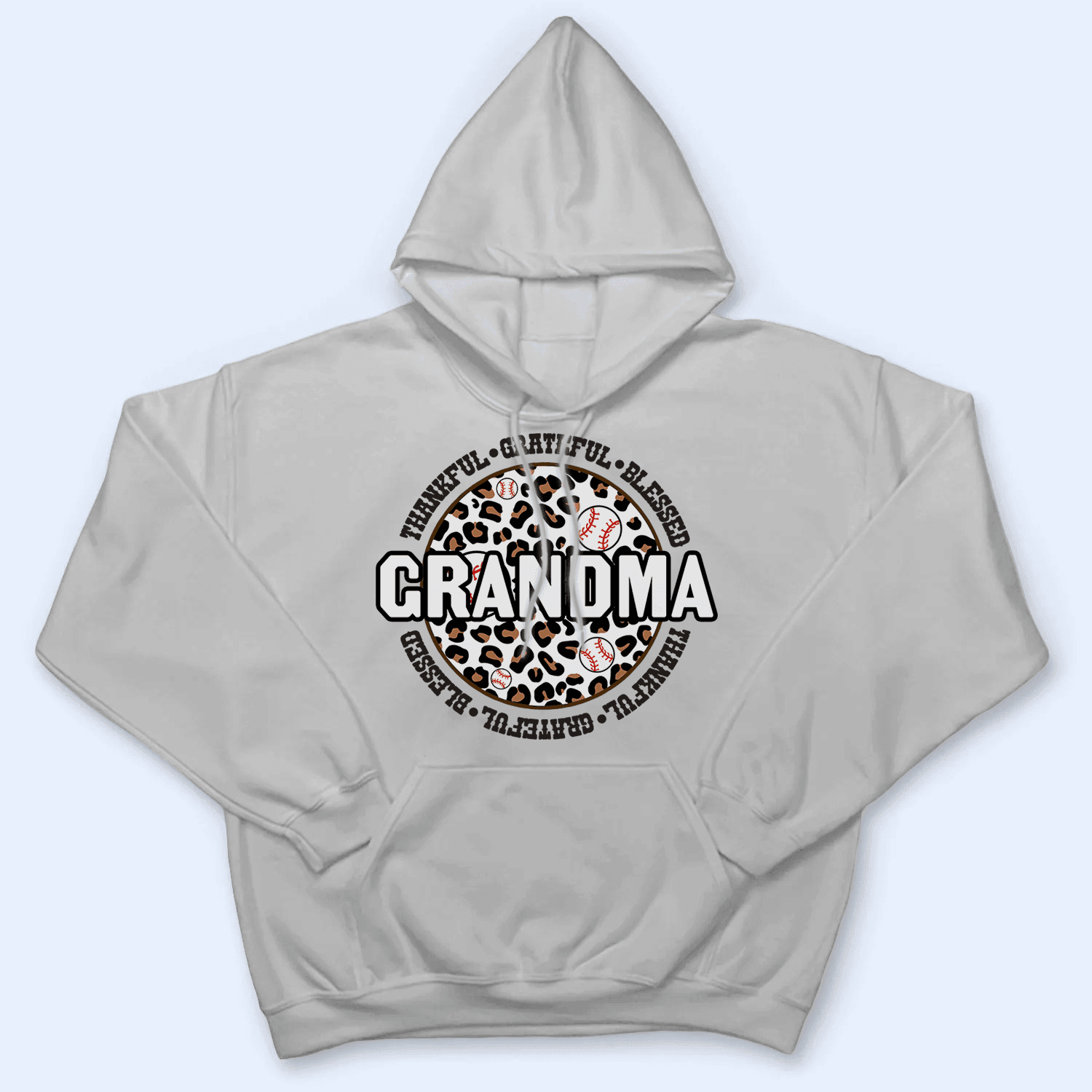 Thankful Grateful Blessed Grandma - Personalized Custom T Shirt - Gift for Grandma/Nana/Mimi, Mom, Wife, Grandparent - Suzitee Store