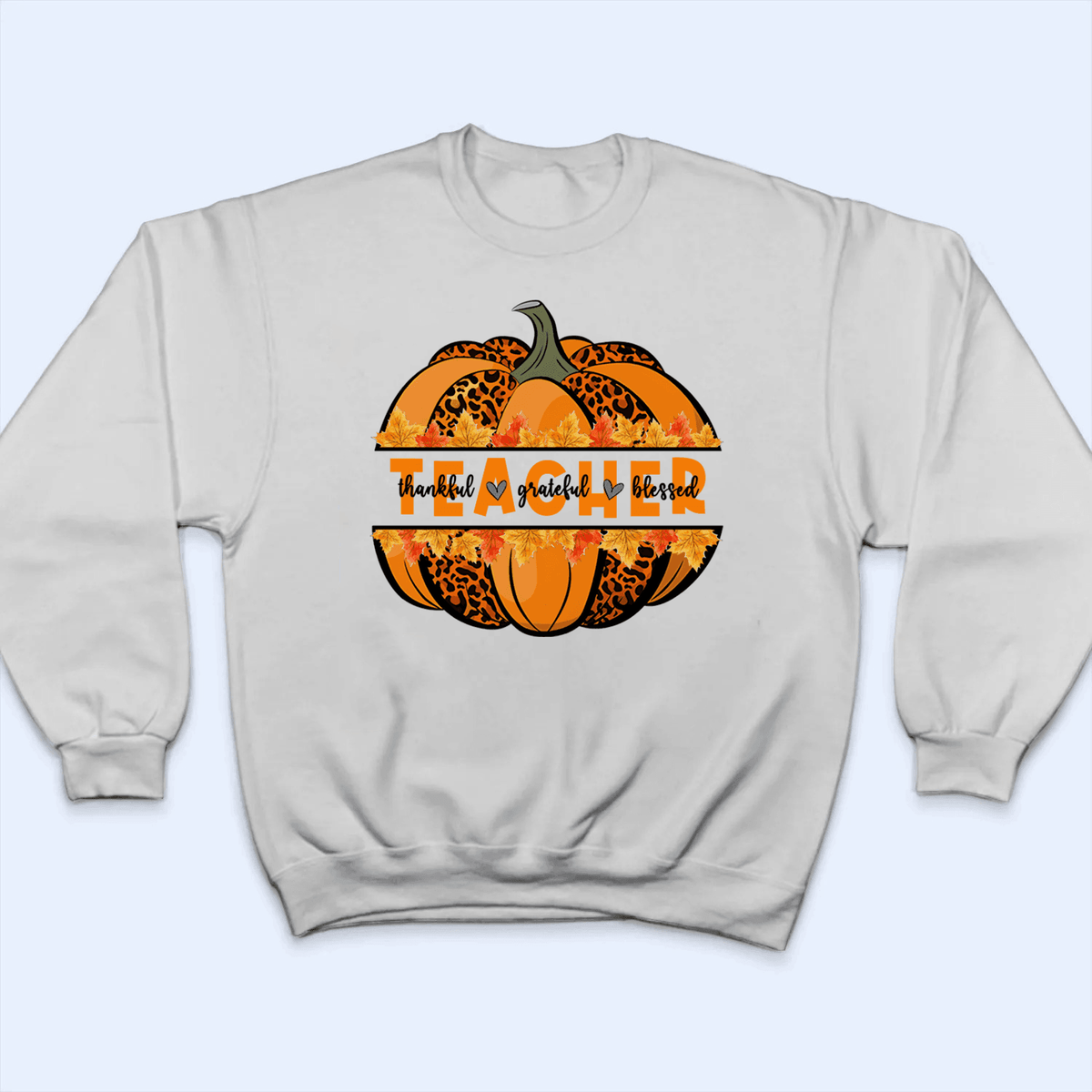 Thankful Grateful Blessed - Personalized Custom T Shirt - Gift for Grandma/Nana/Mimi, Mom, Wife, Grandparent - Suzitee Store