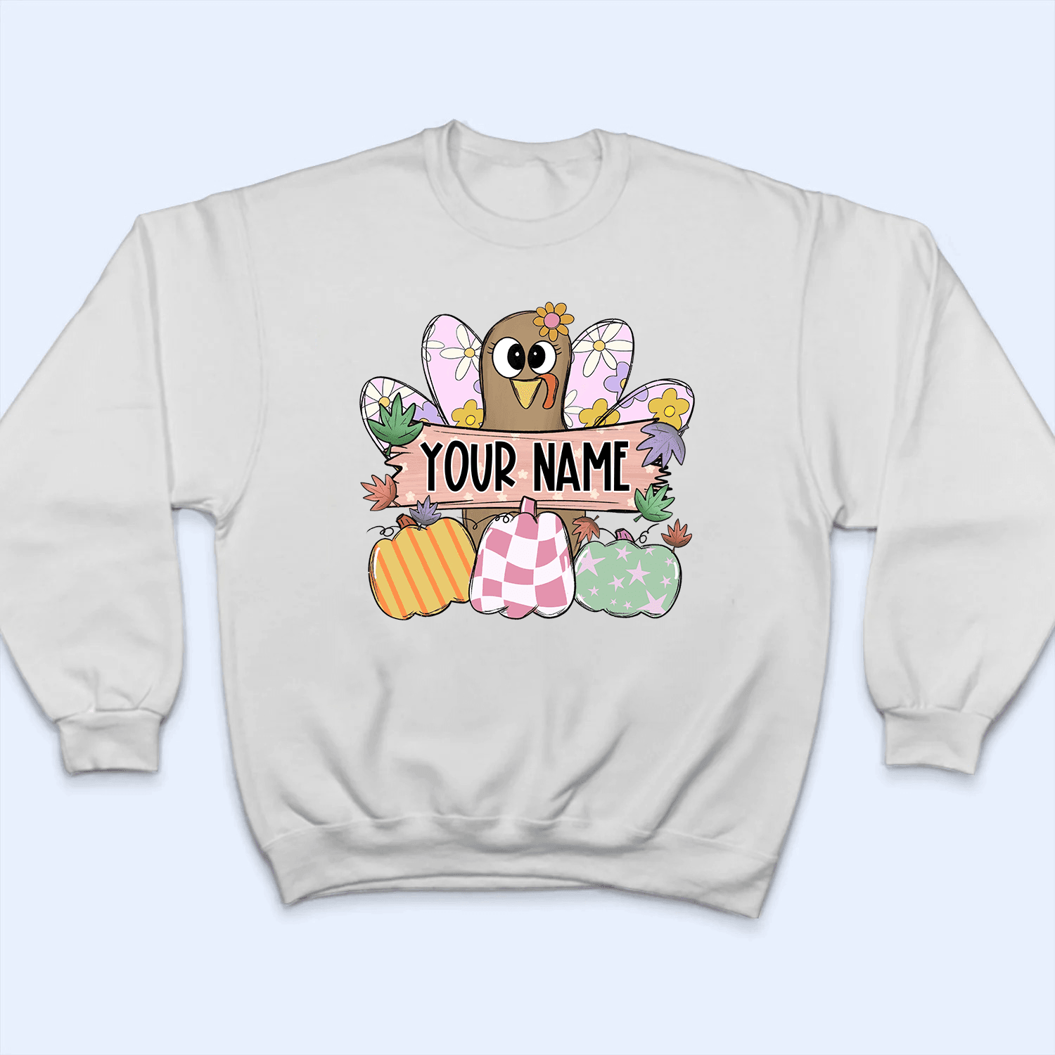 Thanksgiving Fall Turkey - Personalized Custom T Shirt - Birthday, Loving, Funny Gift for Teacher, Kindergarten, Preschool, Pre K, Paraprofessional - Suzitee Store