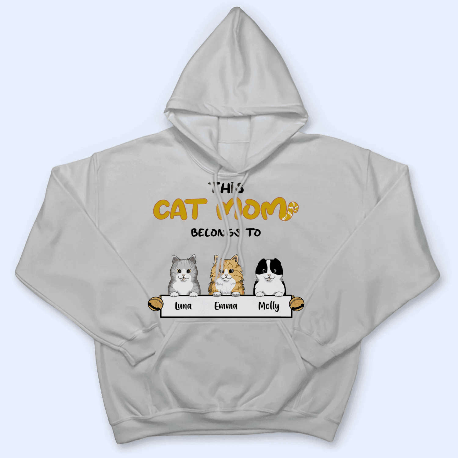 This Cat Mom belongs to - Personalized Custom T Shirt - Birthday, Loving, Funny Gift For Cat Mom, Cat Owner, Cat Lovers - Suzitee Store