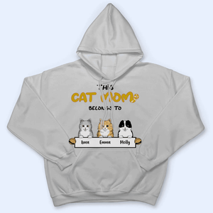 This Cat Mom belongs to - Personalized Custom T Shirt - Birthday, Loving, Funny Gift For Cat Mom, Cat Owner, Cat Lovers - Suzitee Store