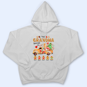 This Gingerbread Grandma Belongs To Grandkids - Personalized Custom T Shirt - Christmas, Birthday, Loving, Funny Gift for Grandma/Nana/Mimi, Mom, Wife, Grandparent - Suzitee Store