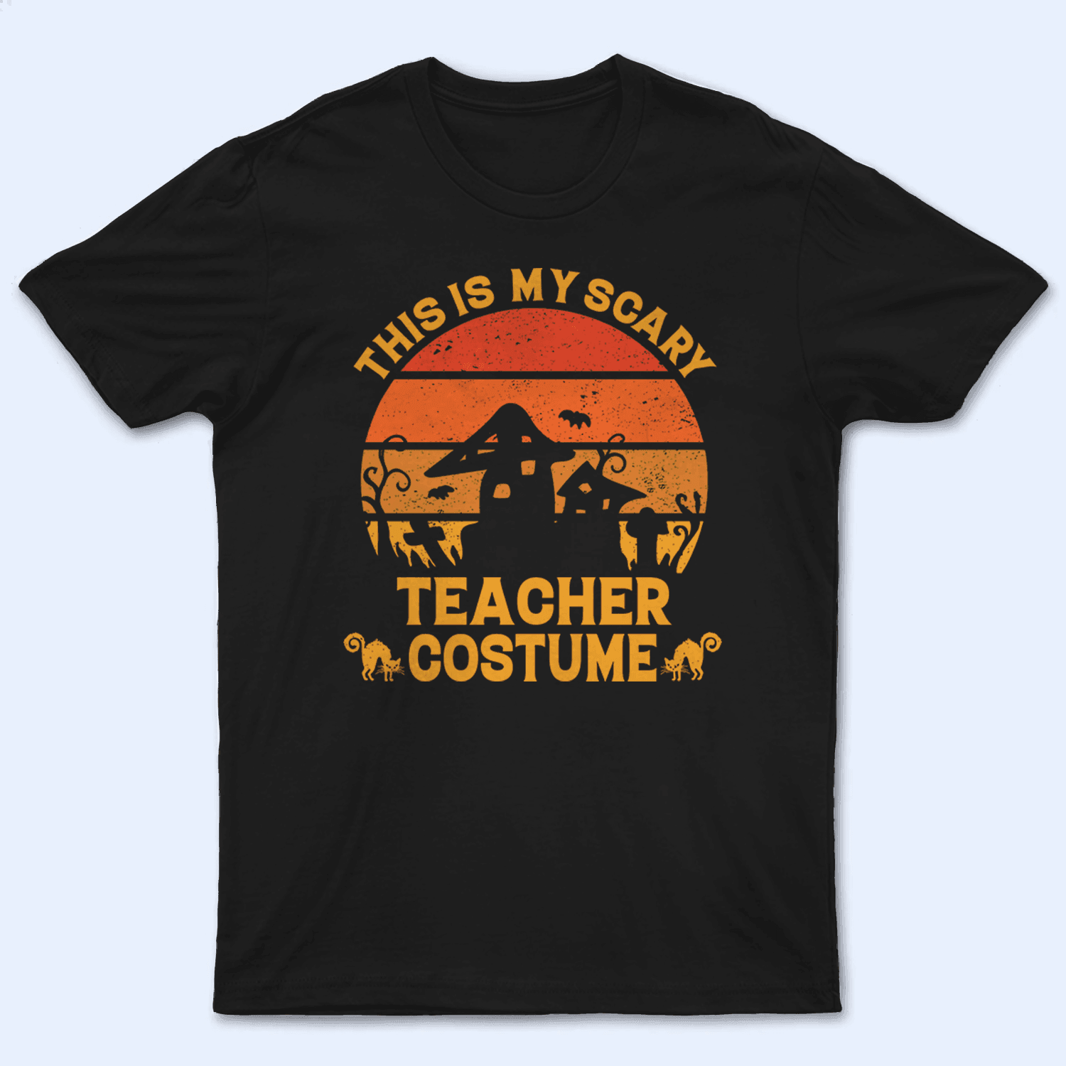 This Is My Scary Costume - Personalized Custom T Shirt - Birthday, Loving, Funny Gift for Teacher, Kindergarten, Preschool, Pre K, Paraprofessional - Suzitee Store