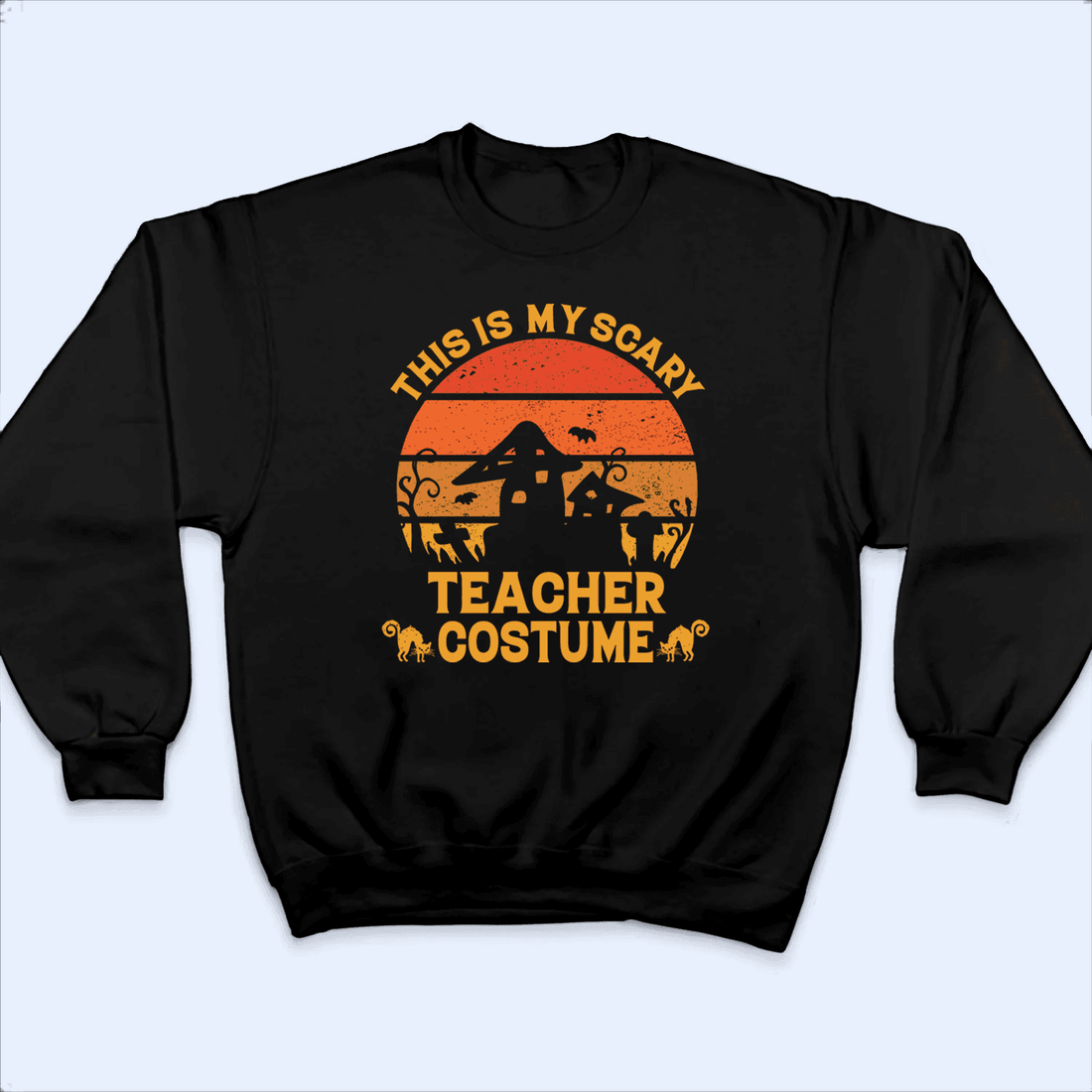 Personalized This Is My Scary Costume t-shirt, alternate view 4