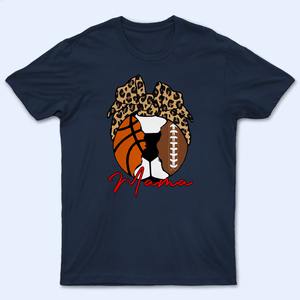 Three Different Sports Design - Baseball/Softball - Personalized Custom T Shirt - Gift for Grandma/Nana/Mimi, Mom, Wife, Grandparent - Suzitee Store