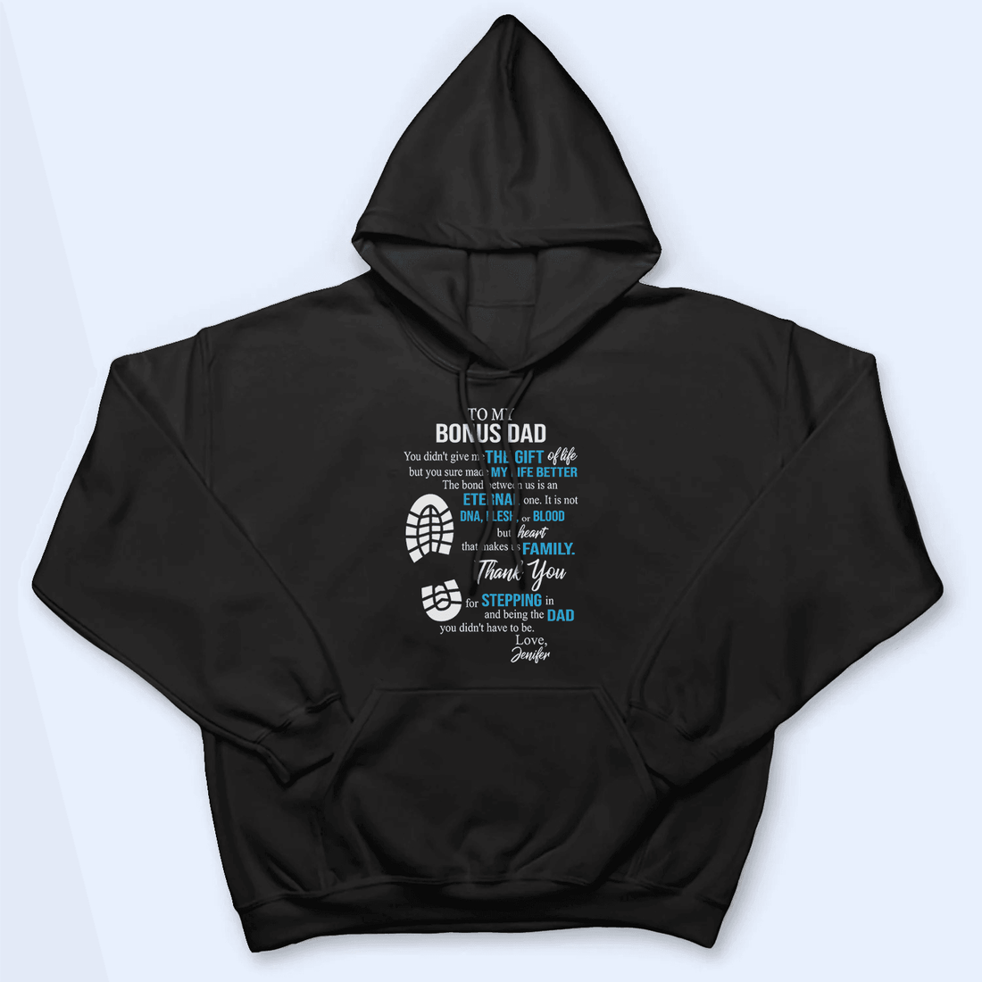 Personalized To My Bonus Dad You Made My Life Better t-shirt, alternate view 5