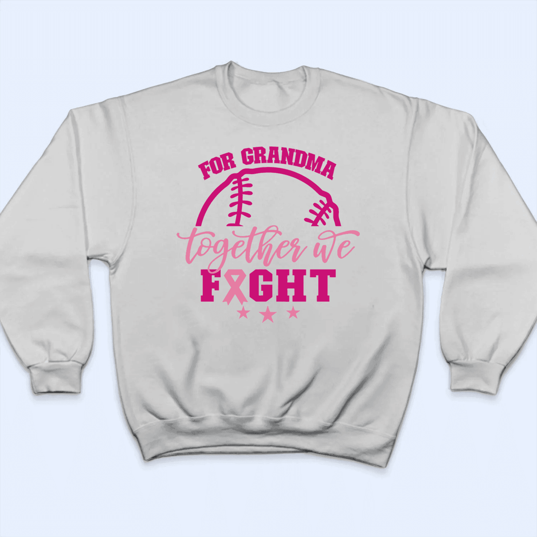 Together We Fight - Personalized Custom T Shirt - Birthday, Loving, Funny Gift for Grandma/Nana/Mimi, Mom, Wife, Grandparent - Suzitee Store