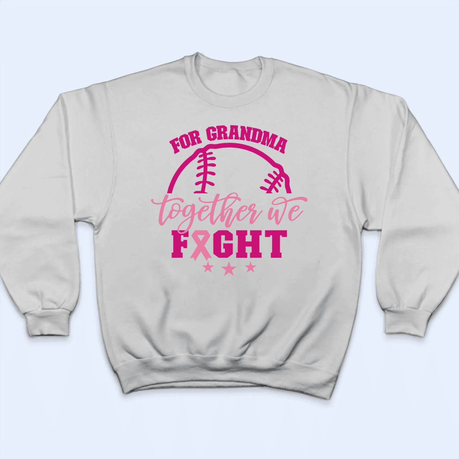 Together We Fight - Personalized Custom T Shirt - Birthday, Loving, Funny Gift for Grandma/Nana/Mimi, Mom, Wife, Grandparent - Suzitee Store