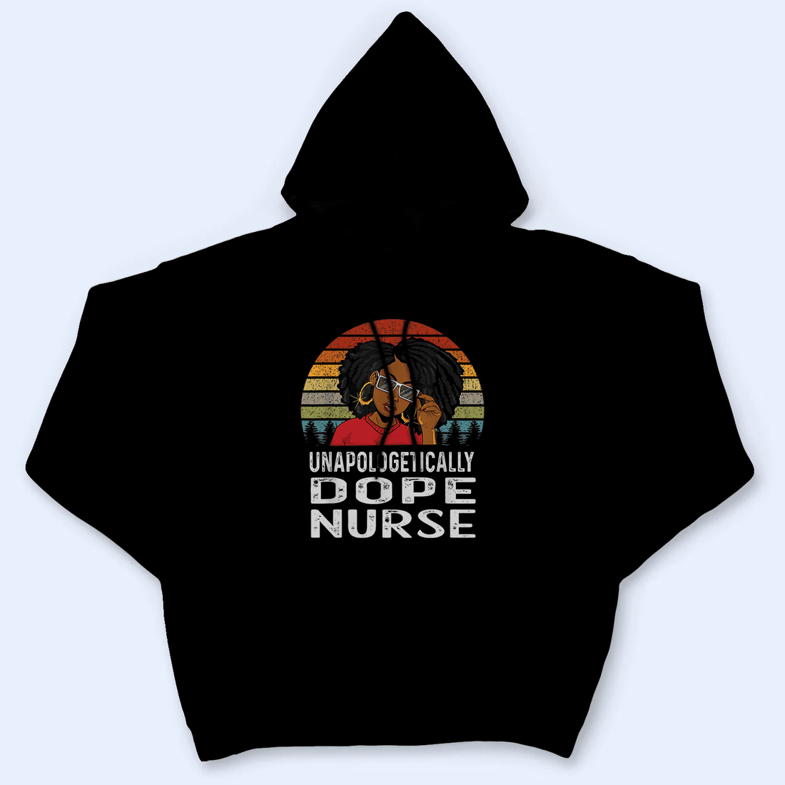Personalized Unapologetically Dope Nurse t-shirt, alternate view 5