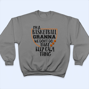 We don't do that keep calm thing - Baseball/Softball - Personalized Custom T Shirt - Gift for Grandma/Nana/Mimi, Mom, Wife, Grandparent - Suzitee Store
