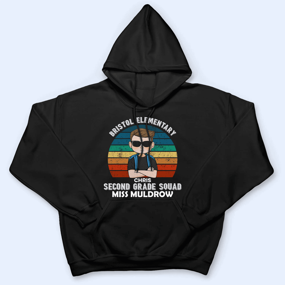 Custom Kid Shirt for First Day, Back To School youth t-shirt, alternate view 2