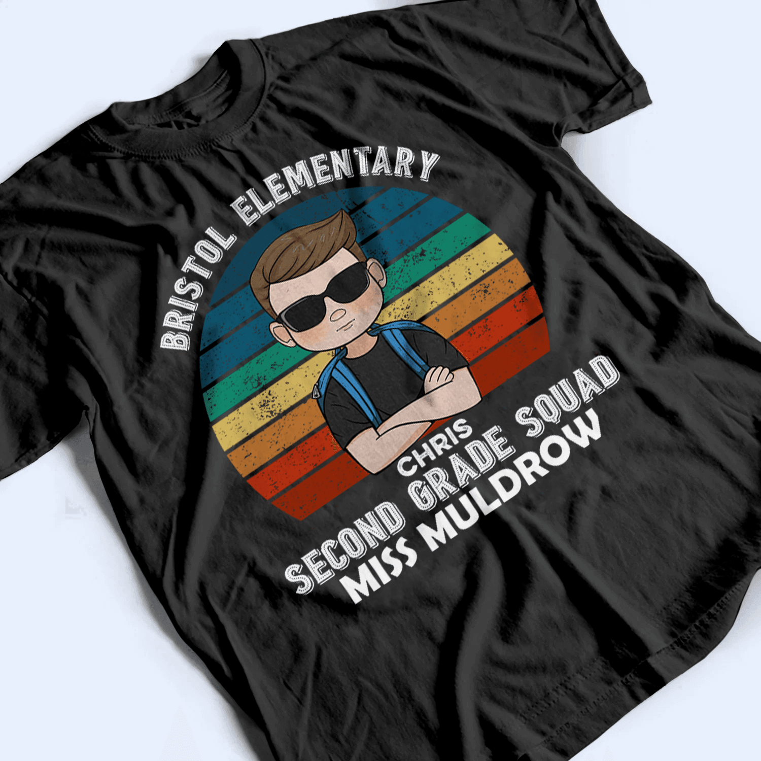 Welcome Back To School - Personalized Custom Youth T Shirt - First Day Of School, Loving, Funny Retro Vintage Gift for Teacher, Kindergarten, Preschool, Pre K, Paraprofessional - Suzitee Store