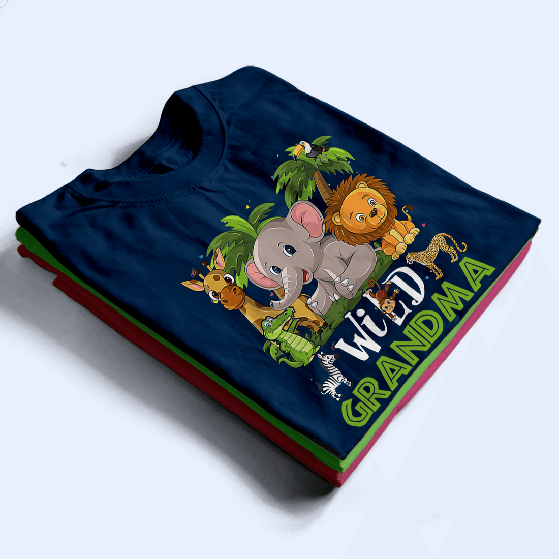 Wild Grandma - Personalized Custom T Shirt - Birthday, Loving, Funny Gift for Grandma/Nana/Mimi, Mom, Wife, Grandparent - Suzitee Store