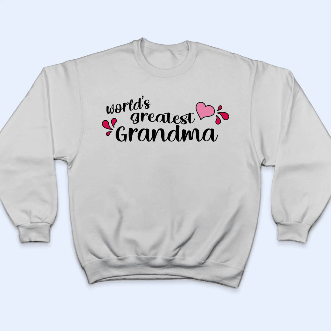 World's Greatest Grandma - Personalized Custom T Shirt - Gift for Grandma/Nana/Mimi, Mom, Wife, Grandparent - Suzitee Store