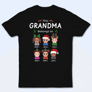 Your Lovely Grandma Christmas - Personalized Custom T Shirt - Birthday, Loving, Funny Gift for Grandfather/Dad/Father, Husband, Grandparent - Suzitee Store